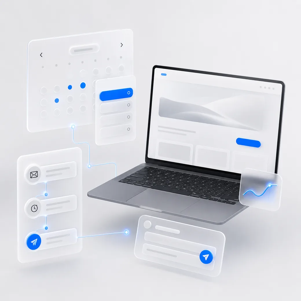 Digitale Prozesse für kleine Betriebe visualisiert