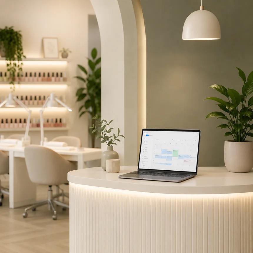 Nagelstudio als Beispiel für lokale Betriebe
